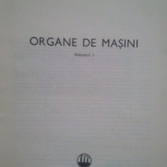 Gh. Manea - Organe de masini, vol. I (1970)