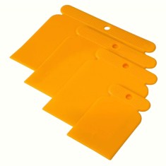 Set de 4 spacluri pentru chit, plastic 50-80-100-120 mm, Tol