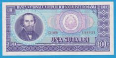 (9) BANCNOTA ROMANIA - 100 LEI 1966, PORTRET NICOLAE BALCESCU. STARE FOARTE BUNA foto