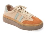 Pantofi sport GRYXX bej, BL5754, din piele intoarsa