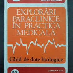 EXPLORARI PARACLINICE IN PRACTICA MEDICALA - Mihai Cosma