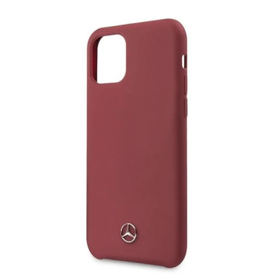 Husa Cover Mercedes Silicone pentru iPhone 11 Pro Red foto