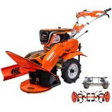 Ruris 7800CRT - Motosapa General Engine - 7 CP 560-830 mm 3 viteze (2 inainte + 1 inapoi) benzina fara plumb roti cauciuc sistem de cosit
