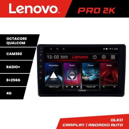 Navigatie Audi A4 B6 Lenovo Kit-050 8 core QLED 2K 8+256 360 Android Waze USB Navigatie Internet Youtube Radio v1 CarStore Technology