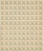 1906 Romania Asociatiunea Astra Sibiu coala mare ORIGINALA de 100 timbre fiscale, Istorie, Nestampilat