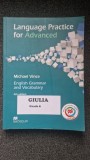 LANGUAGE PRACTICE FOR ADVANCED . English Grammar and Vocabulary - Michael Vince