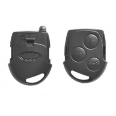 Carcasa Cheie Contact Pentru Ford C-max / Fiesta / Focus / Fusion / Ka / Mondeo / S-max, 3 Butoane, Fara Cheie Akonen 004FD001