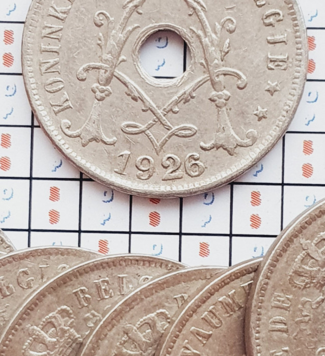 1213 Belgia 25 centimes 1926 Albert I (Dutch text) km 69