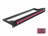 Patch panel 19&quot; cu 24 x SC OM4 Multi-mode Simplex, Delock 43384