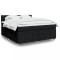 vidaXL Pat box spring cu saltea, negru, 180x200 cm, catifea 3289449