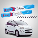 Cumpara ieftin Ștergătoare Citro&euml;n C3 Picasso Faza 2 MPV 2010-prezent | Set Față Flat Premium &ndash; TeamCar&reg;
