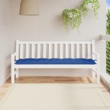 Gossi perna banca de gradina, albastru, 180x50x7 cm, material oxford