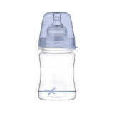 Biberon sticla baieti Diamond Glass Baby Shower, 150ml, LOVI