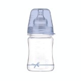 Biberon sticla baieti Diamond Glass Baby Shower, 150ml, LOVI