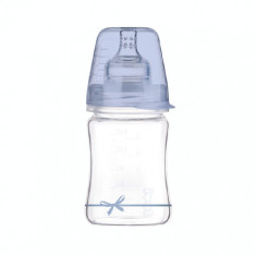 Biberon sticla baieti Diamond Glass Baby Shower, 150ml, LOVI