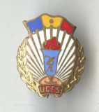 Insigna veche 1960 UCFS - Uniunea pentru Cultura Fizica si Sport