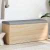 VidaXL Bancă de depozitare din stejar Sonoma, 102x42x45 cm, lemn stratificat 835056
