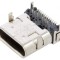 Conector USB C soclu hybrid SMT/THT 24 pini orizontali 5A