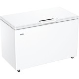 Lada frigorifica Haier HCE420E, Low Frost, 418 l, H 89 cm, Clasa E, alb