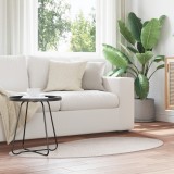 VidaXL Covor de zonă Crem 80x150 cm Poliester Antiderapant