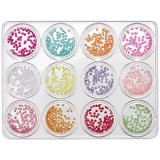 Cumpara ieftin Bile sidefate - kit nail art, 12 buc