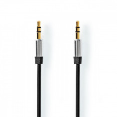 Cablu Audio Stereo Nedis Jack 3.5 mm - 3.5 mm 1m negru