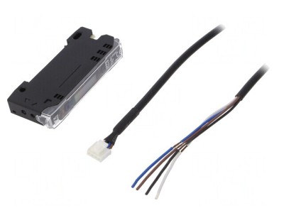 Amplificator fibră optică NPN 12-24VDC IP40 foto