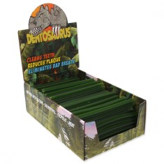 Sticks-uri dentare cu clorofila Dentosaurus M 12 cm / 80 buc foto