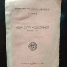N. Grigoras - Vechi Cetati Moldovenesti (originea lor)