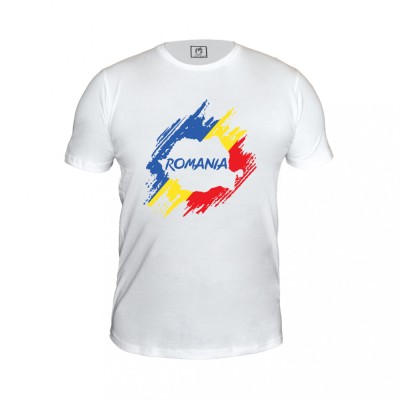 Tricou Romania, 100% bumbac, MB299 foto