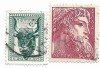 Grecia - Arta antica - Valori si culori noi - 1955, valori obliterate, Stampilat