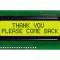 Afişaj LCD 16x2 galben-verde LED
