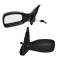 Oglinda exterioara Peugeot 306 (7_) (Hatchback + Sedan) 3.1993-12.2001 partea stanga View Max crom convex carcasa neagra reglare manuala prin cablu f