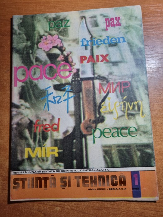 stiinta si tehnica ianuarie 1982