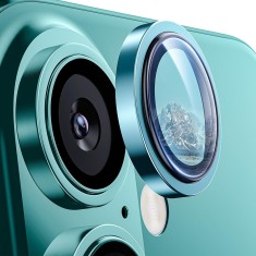 Folie sticla iPhone 16 Camera Protector Lito S+, teal foto