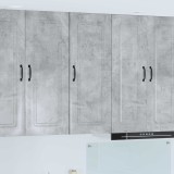 vidaXL Dulap de bucătărie Kalmar Gri din beton 40 x 31 x 100 cm 884767