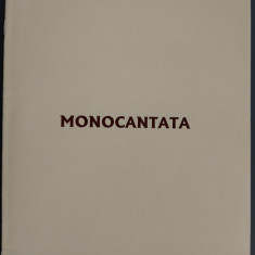 PARTITURA VASILE HERMAN: MONOCANTATA PER CLARINETTO, CANTO E PERCUSSIONE (1999)