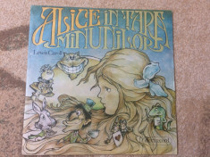 alice in tara minunilor lewis caroll disc vinyl lp poveste electrecord EXE 02492 foto