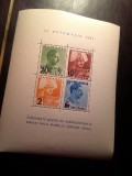 Bloc ROMANIA 1937 - INALTAREA IN GRAD A MARELUI VOEVOD MIHAI
