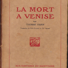 HST C2186 La mort a Venise de Thomas Mann