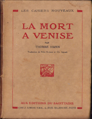 HST C2186 La mort a Venise de Thomas Mann foto