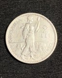 Moneda 2 lei 1910 argint