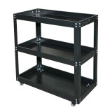 Carucior metalic pe roti cu maner 750x700x360 mm, greutate 10 Kg