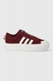 Cumpara ieftin adidas sneakers BRAVADA femei, culoarea bordo ID5570