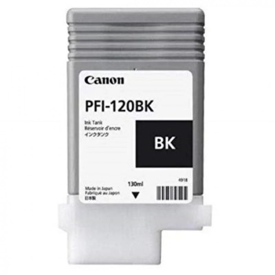 Cartus cerneala Canon PFI-120BK, black, capacitate 130ml, pentru Canon TM foto