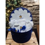 Trusou Botez cu 8 Piese in cutie de catifa brodata - Ingeras - TB809