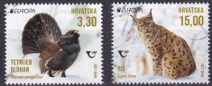 CROATIA 2021 EUROPA CEPT FAUNA SPECII PROTEJATE PASARI RASI foto