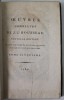 OEUVRES COMPLETES DE J.J. ROUSSEAU , TOME 5 : LETTRES ELEMENTAIRES SUR LA BOTANIQUE ( TOME PREMIER ) , 1789