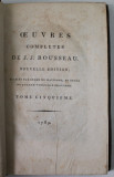OEUVRES COMPLETES DE J.J. ROUSSEAU , TOME 5 : LETTRES ELEMENTAIRES SUR LA BOTANIQUE ( TOME PREMIER ) , 1789