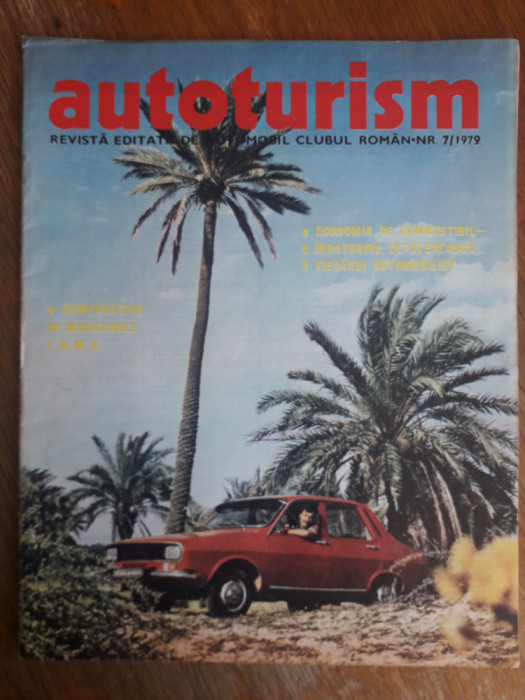 Revista Autoturism nr. 7 / 1979, coperta DACIA / CSP